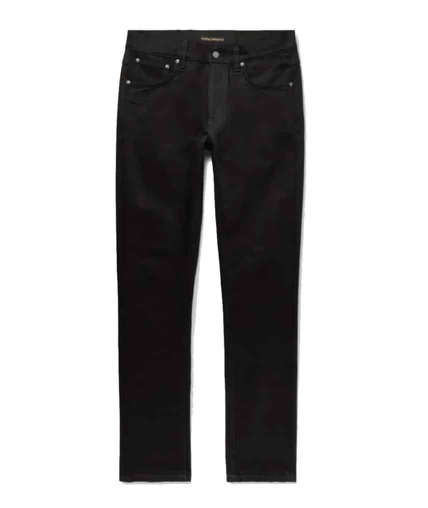 Asket: Black Slim-Fit Jeans