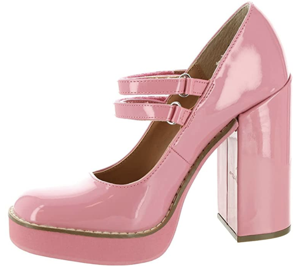 Steve Madden, Twice platforms, platform heels, Mary Jane heels, block heels, platform heels, pink heels, patent leather heels