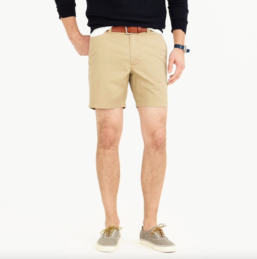jcrew mens summer khaki shorts 2022