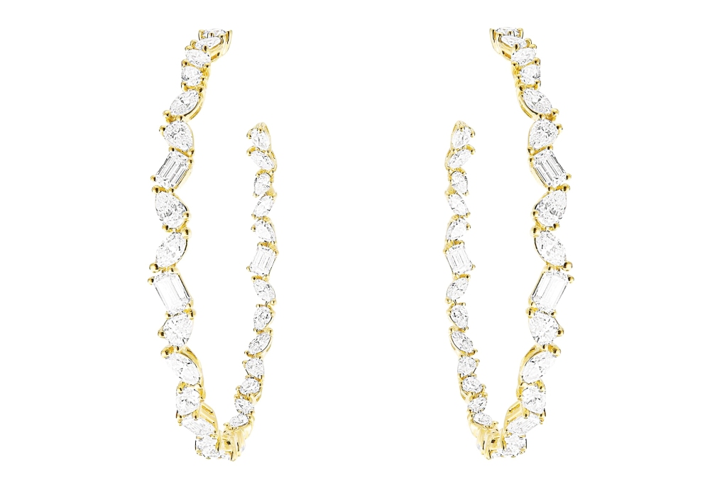 London Collection   18-k yellow-gold earrings with diamonds, $14,070