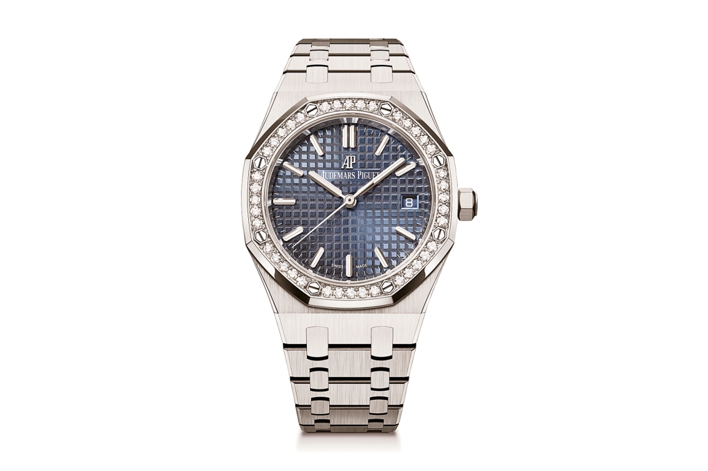 Audemars Piguet Royal Oak Selfwinding white-gold watch with diamonds, $29,100