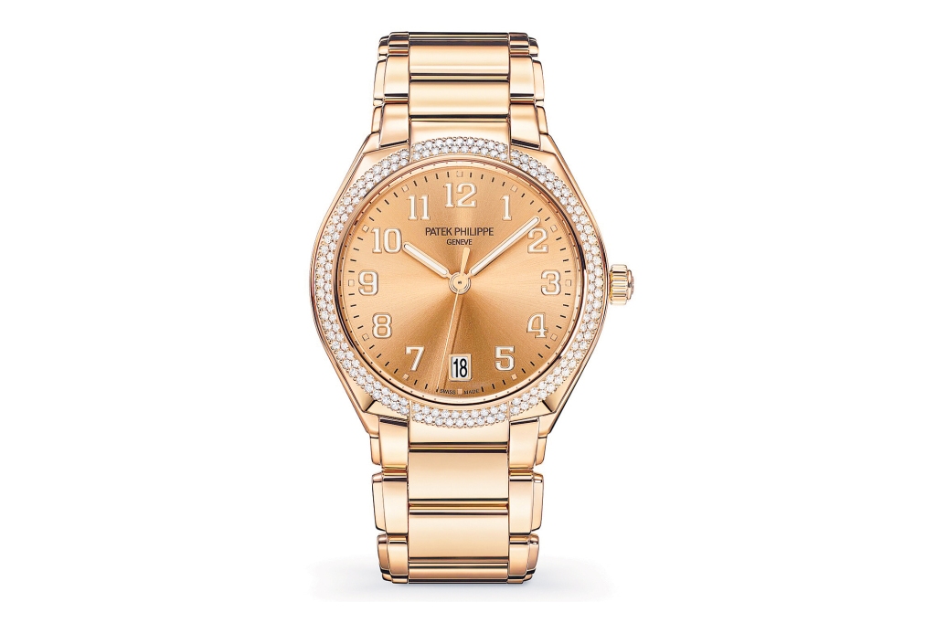 Patek Philippe Twenty~4 Automatic rose-gold watch with diamonds, $49,680