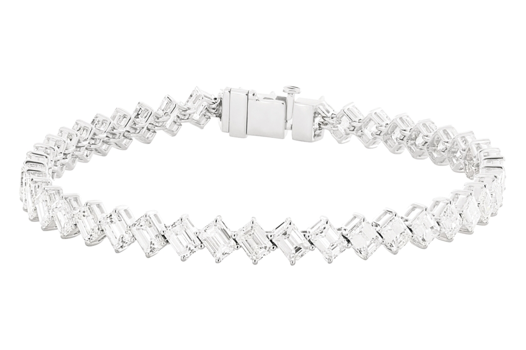 London Collection 18-k white-gold 
bracelet with diamonds, $44,000