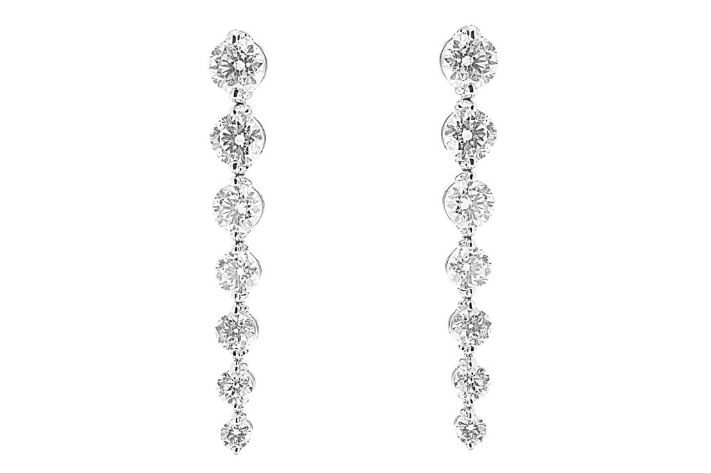 London Collection 18-k white-gold earrings with diamonds, $60,500