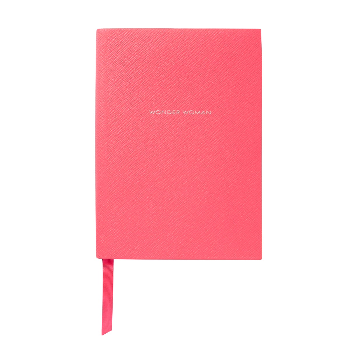 Smythson Wonder Woman Textured-Leather Notebook