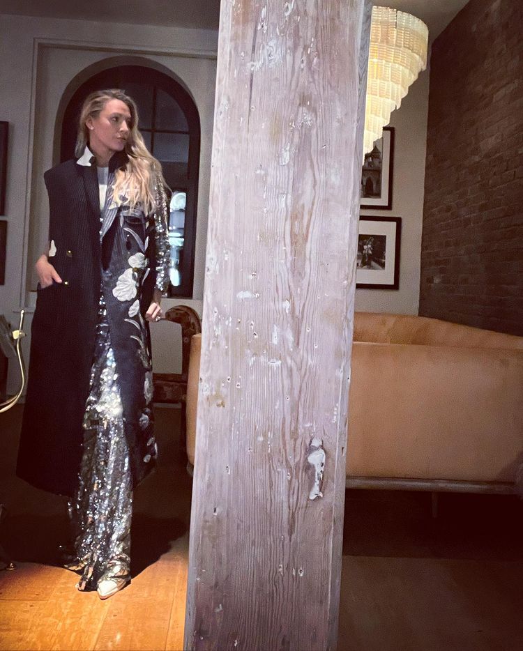 Blake Lively Wore Thom Browne To A Pre-Met Gala Party