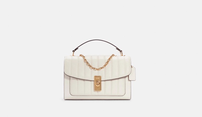 Coach Lane Shoulder Bag With Puffy Linear Quilting Coach Outlet