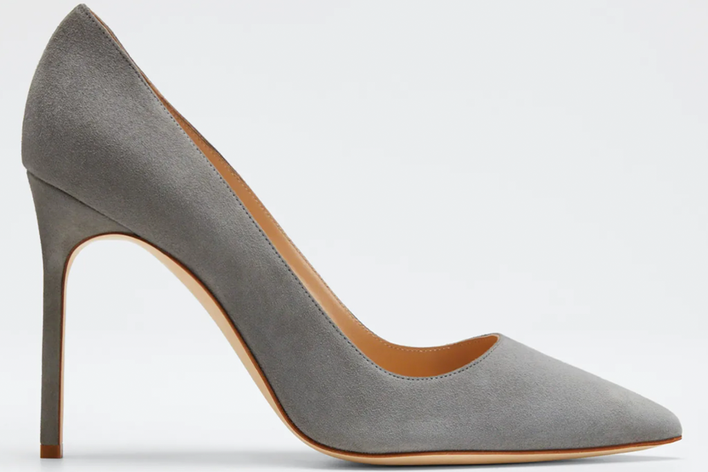 Manolo Blahnik BB 105mm Suede Pump