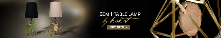 Gem table lamp by KOKET