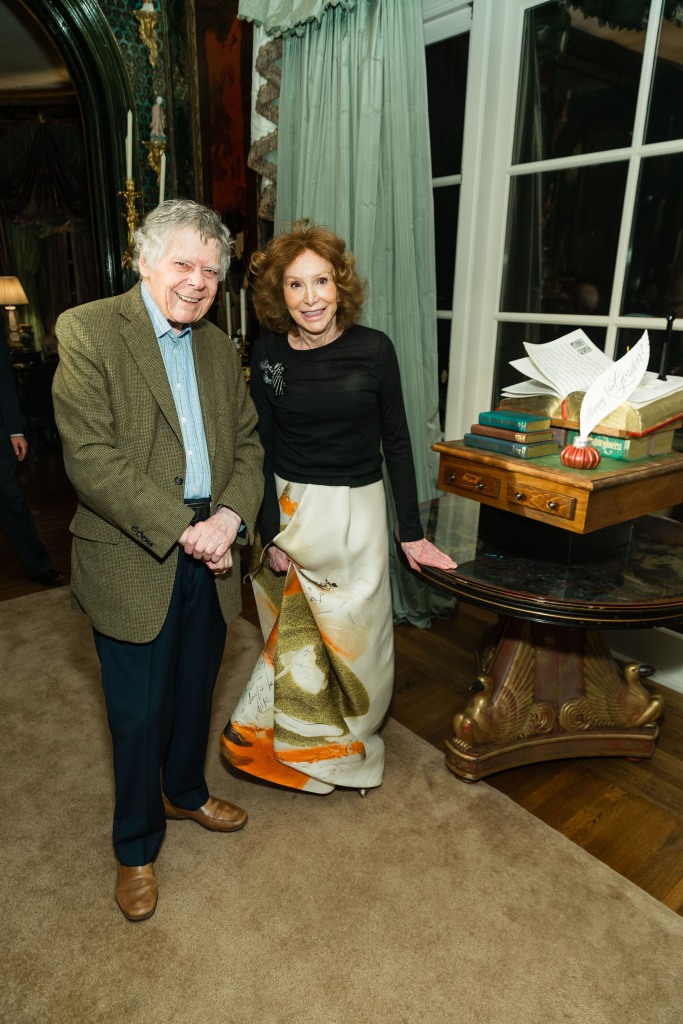 Ann and Gordon Getty at his 85th birthday party