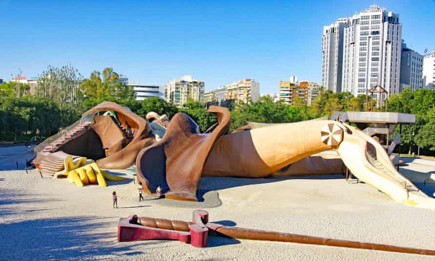 Gulliver playground in Valencia