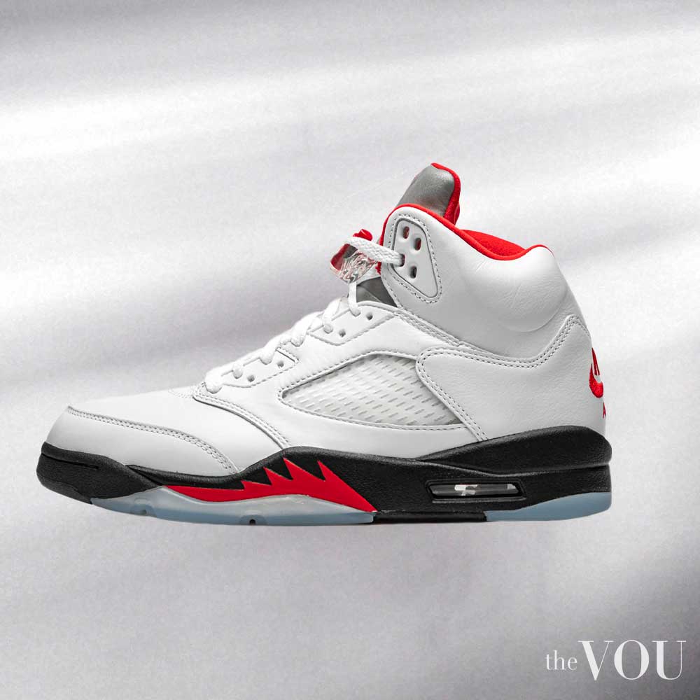 Air Jordan 5 The Shark/Fire Red