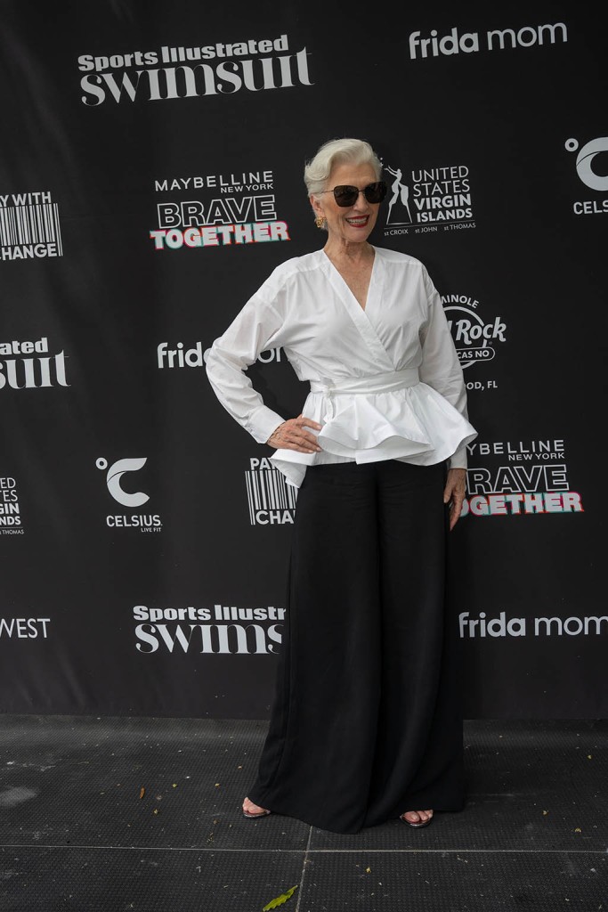 Maye Musk, Sports Illustrated Swimsuit Issue Launch Event, Sandals