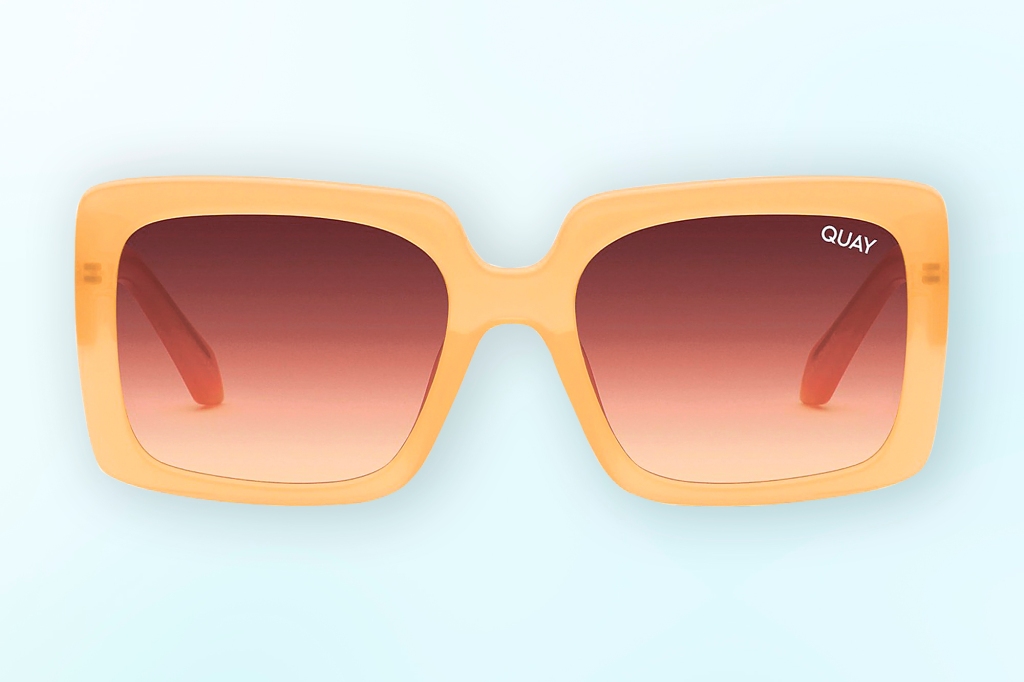“My daughter Paris handpicked this style for me, so you will be seeing me in them all summer long.” Quay x Paris “Total Vibe” sunglasses, $65 at QuayAustralia.com