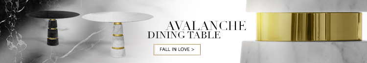 avalanche dining table koket marble and brass
