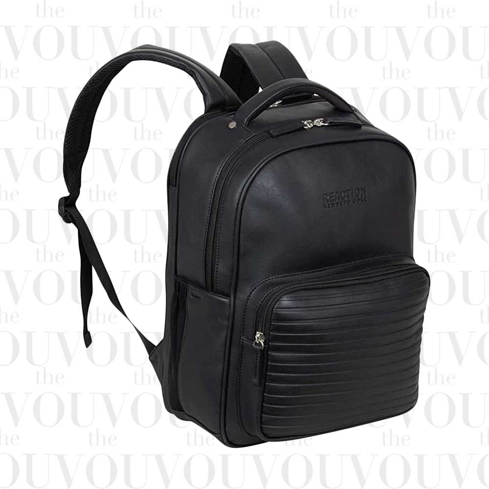 KENNETH COLE On Track Pack vegan leather Laptop & Tablet Backpack