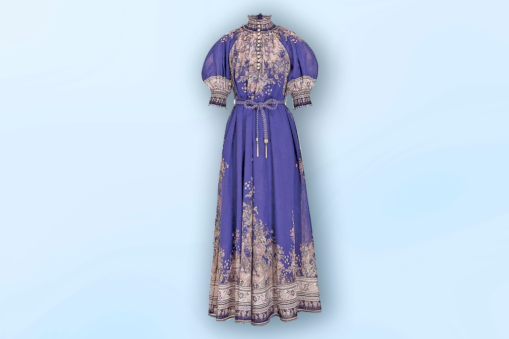 “This dress is a different take on a kaftan and has a real sense of ease to it. I love the deep color — it’s really beautiful.” Anneke dress, $995 at Zimmermann.com