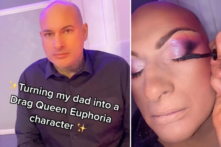Dad Gets Drag Queen Makeover From Influencer Son Fashnfly