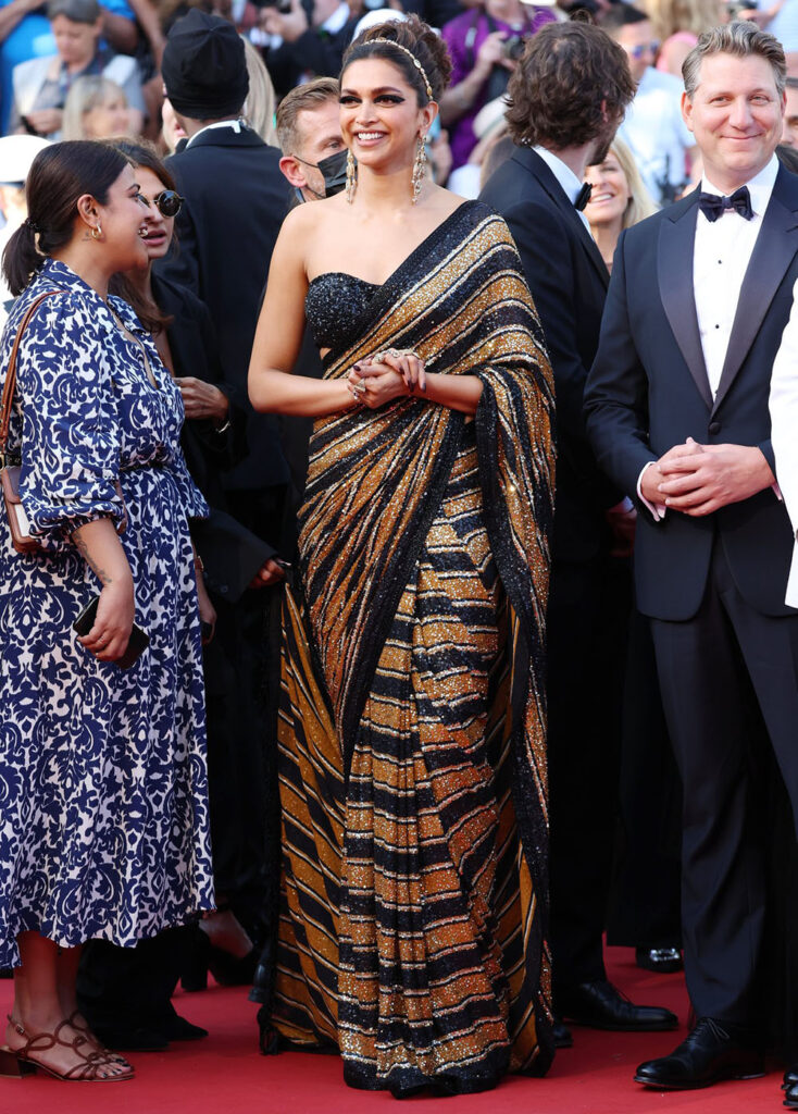 Deepika Padukone Wore Sabyasachi To The 'Final Cut' Cannes Film Festival Premiere & Opening Ceremony