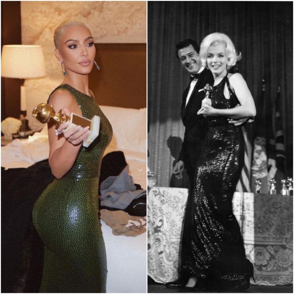 Kim Kardashian Wore a Second Marilyn Monroe Dress After the Met Gala ...