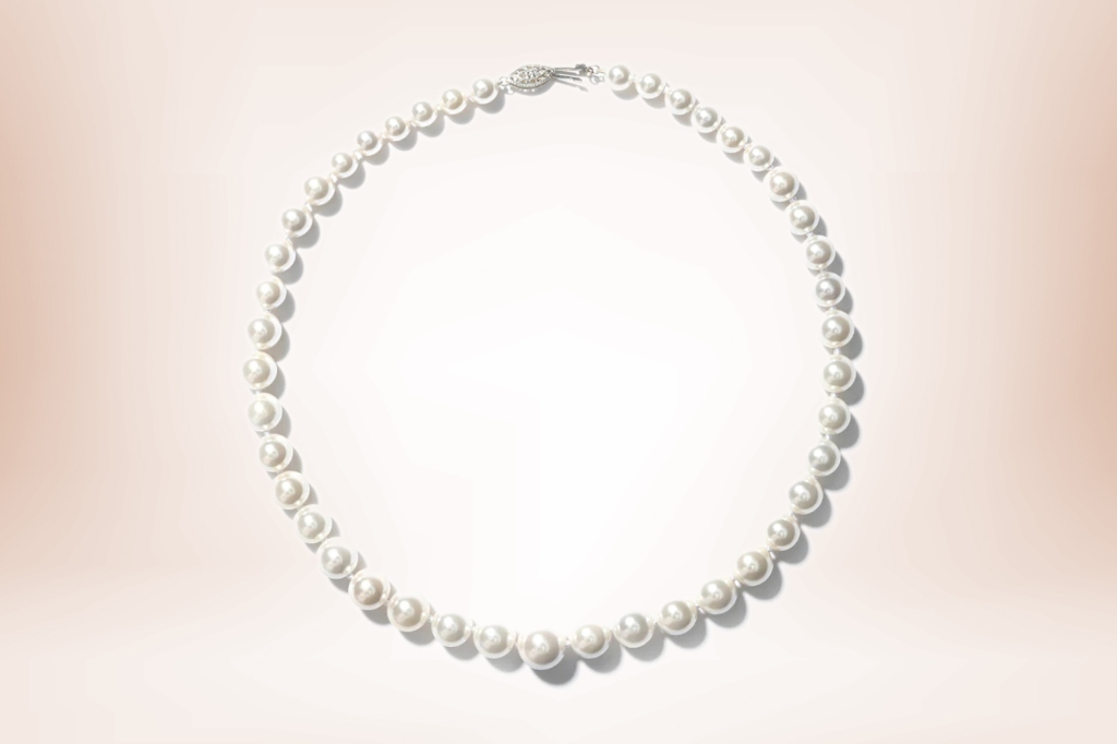 “Alexandria” pearl necklace, $240 at ShopDorsey.com