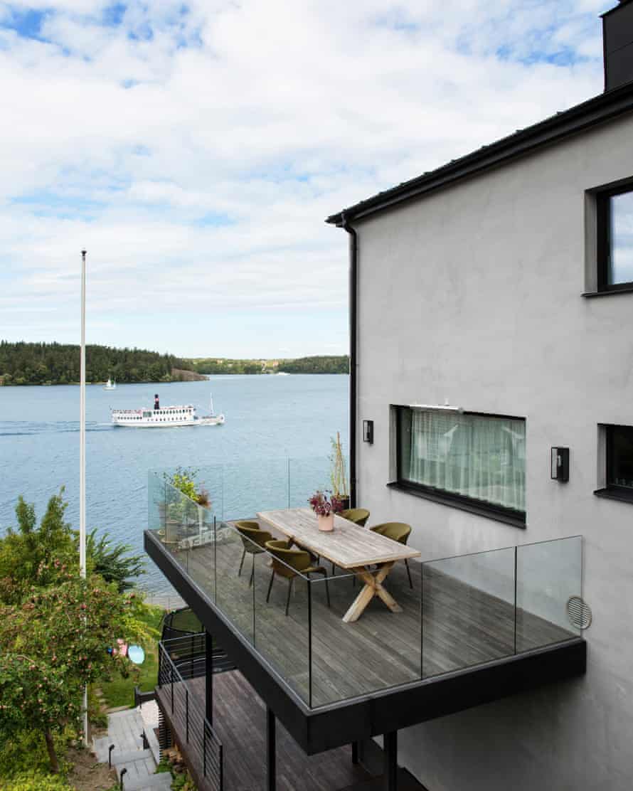 Sailing by: a view of Lake Mälaren.