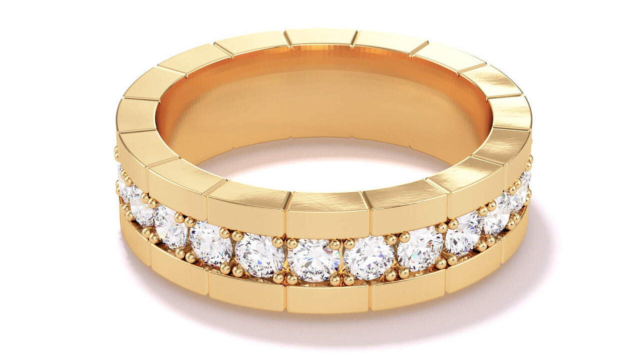 how to style rings for a black tie event - Note to Self Ring gold and diamond ring