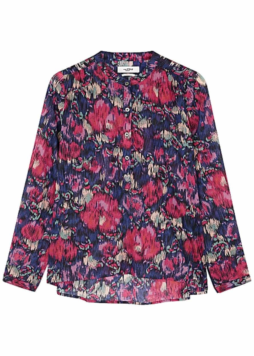 Maria printed cotton blouse £190.00, Isabel marant etoile harveynichols.com
