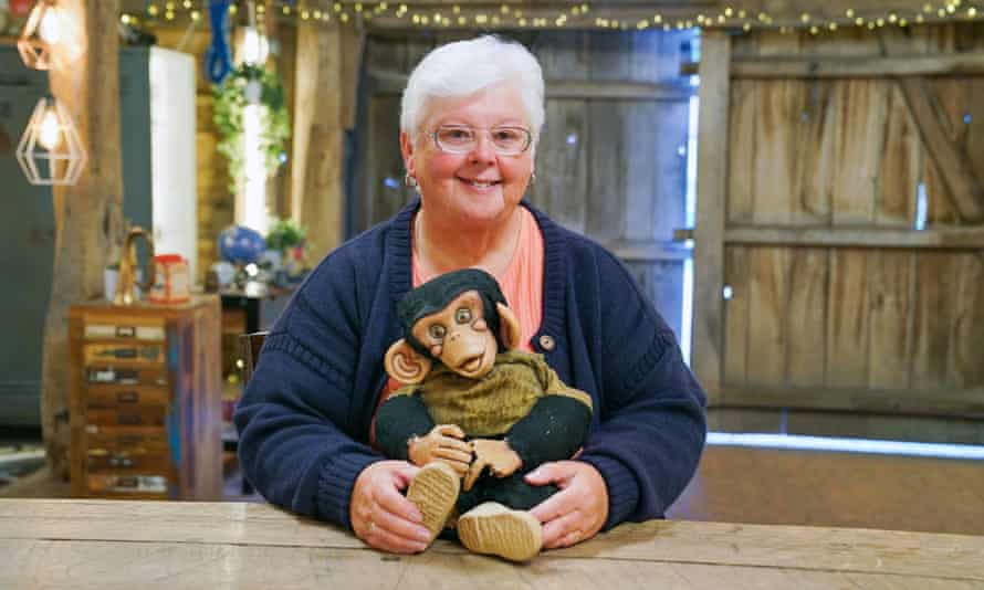 Cynthia Davis of BBC’s The Repair Shop with a 60-year-old monkey in need of expert TLC.