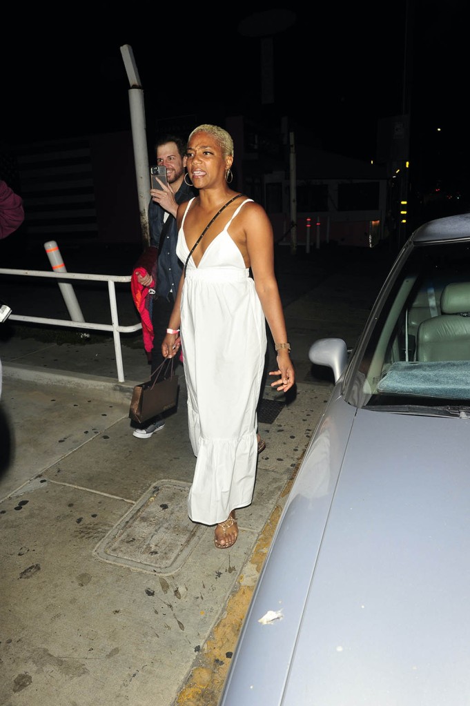 Tiffany Haddish, Summer Dress, Sandals, Los Angeles 