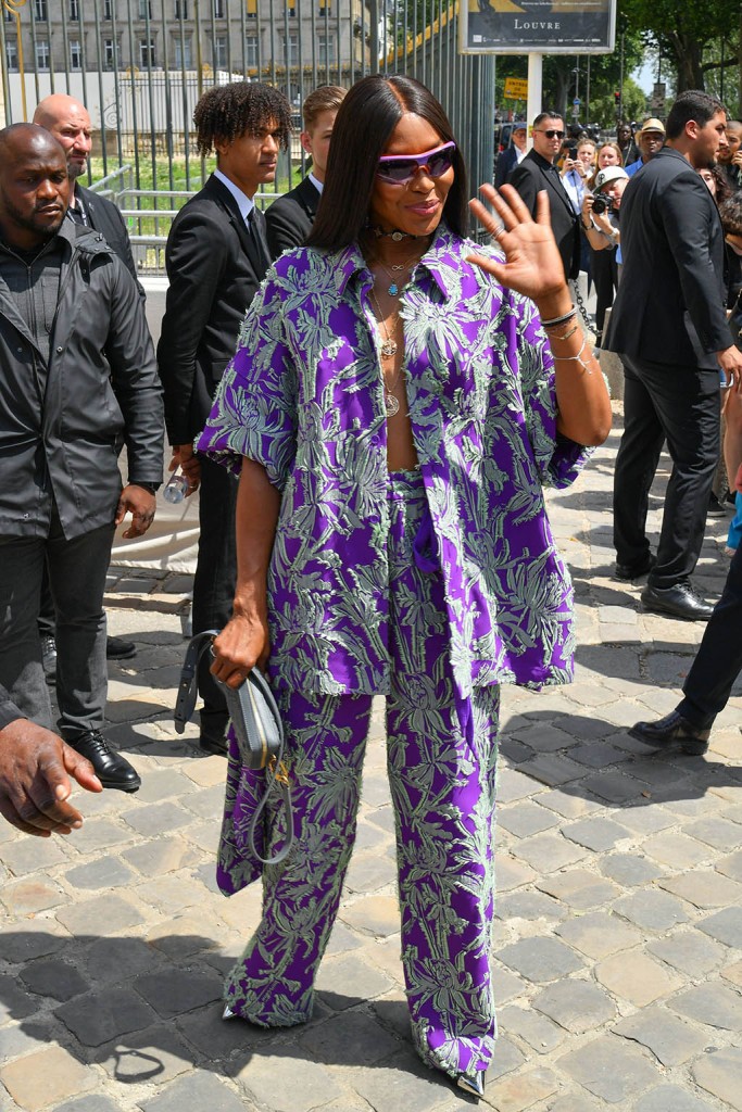 Naomi Campbell, Louis Vuitton Menswear Show, Paris Fashion Week