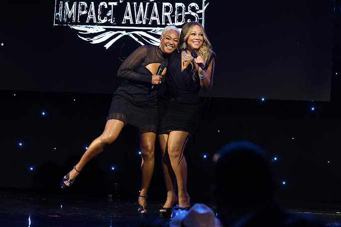 Tiffany Haddish, Mariah Carey, Hollywood Unlocked Impact Awards
