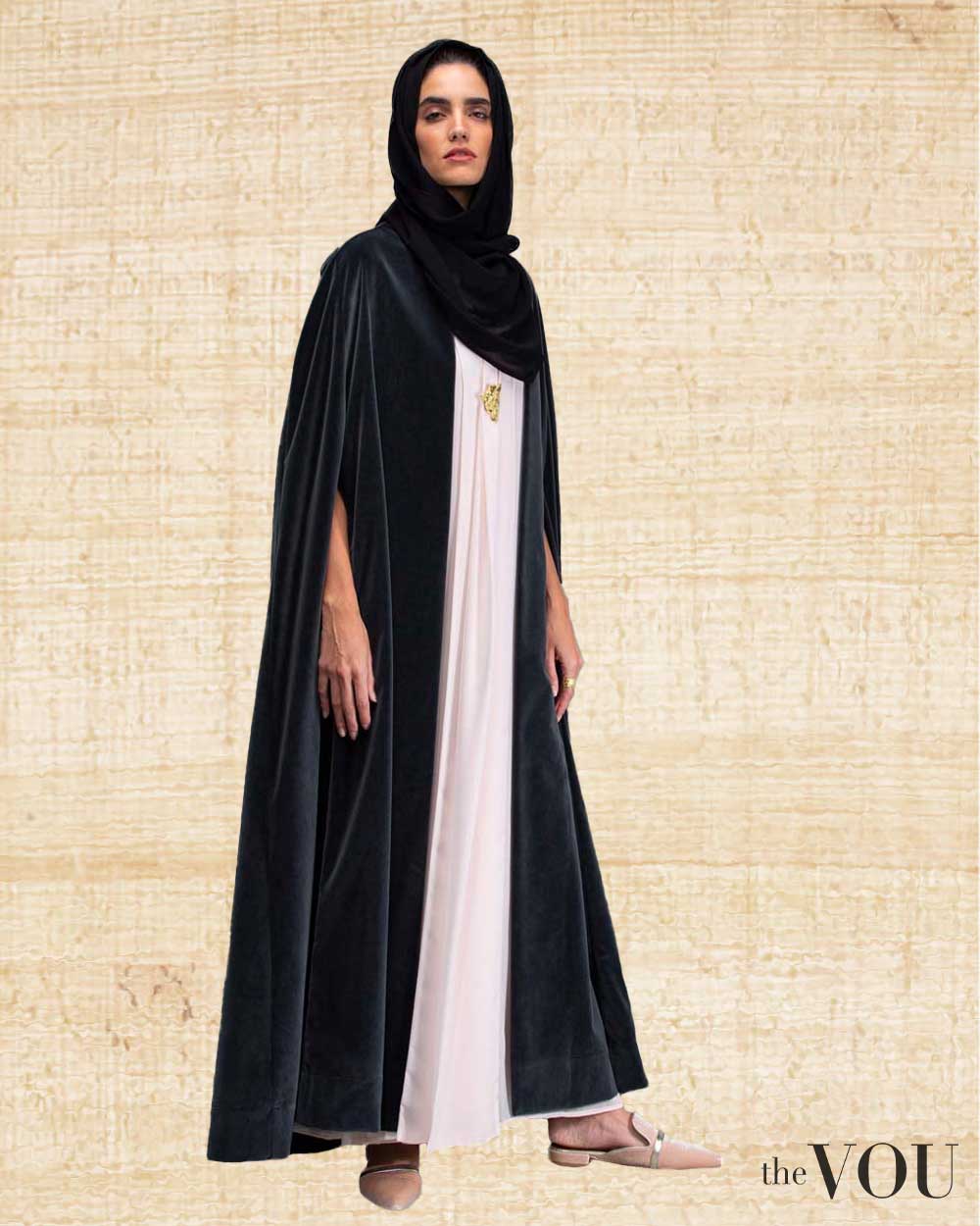 Velvet Abayas Egyptian Fashion Trend