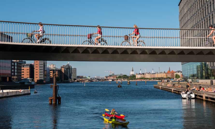 Bike bridge in Copenhagen