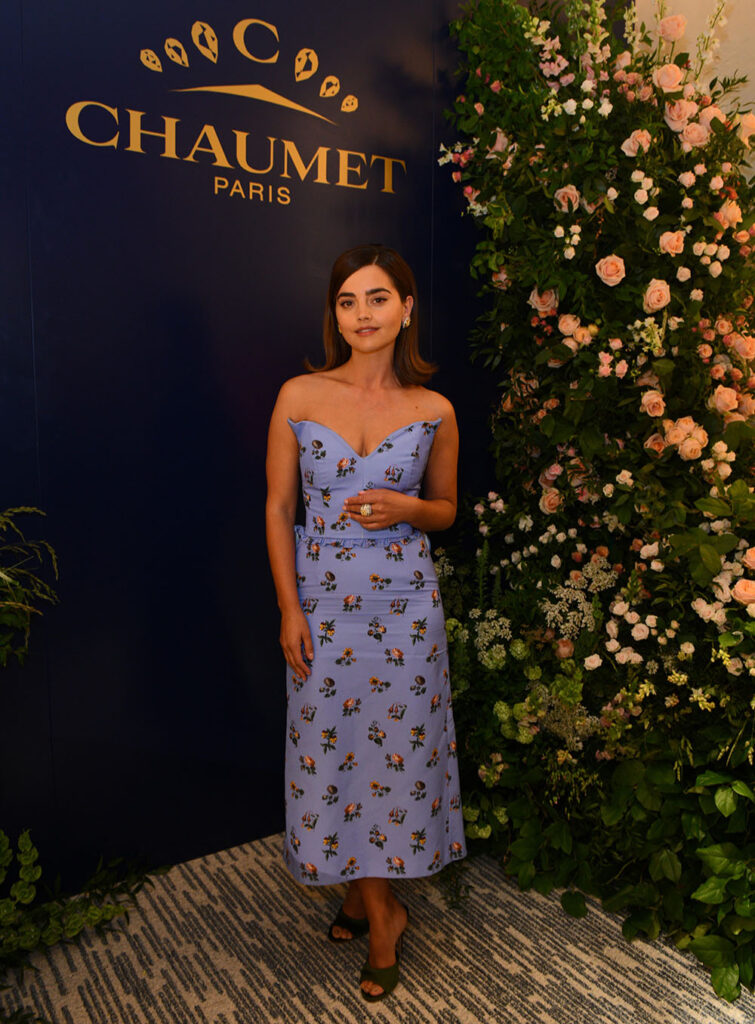 Jenna Coleman Wore Markarian To The Chaumet Cocktail Party
