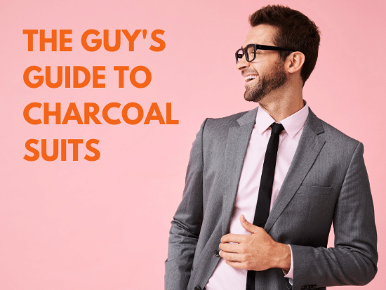 guy's guide to charcoal suits