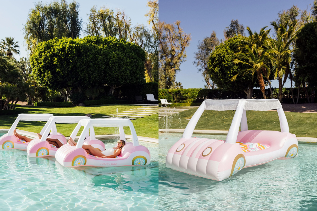FUNBOY x Malibu Barbie Golf Cart Pool Float