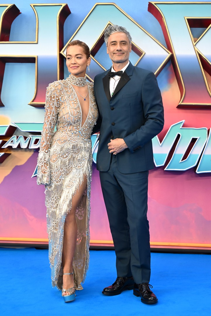 Rita Ora Wore Elie Saab Haute Couture To The 'Thor: Love and Thunder' London Premiere