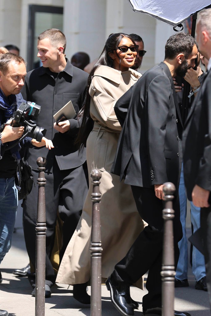 Naomi Campbell, Balenciaga Fashion Show, Haute Couture Week 