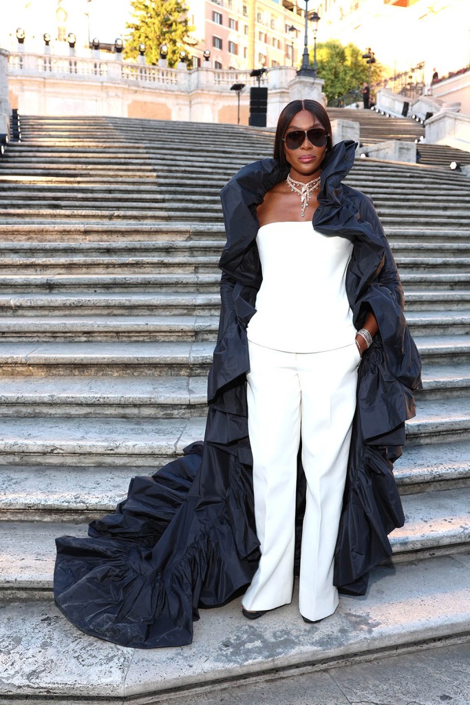 Naomi Campbell, Valentino Haute Couture Show, Jumpsuit 