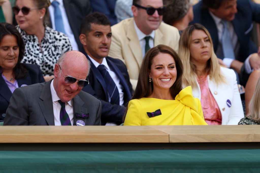 Kate Middleton at Wimbledon 2022.