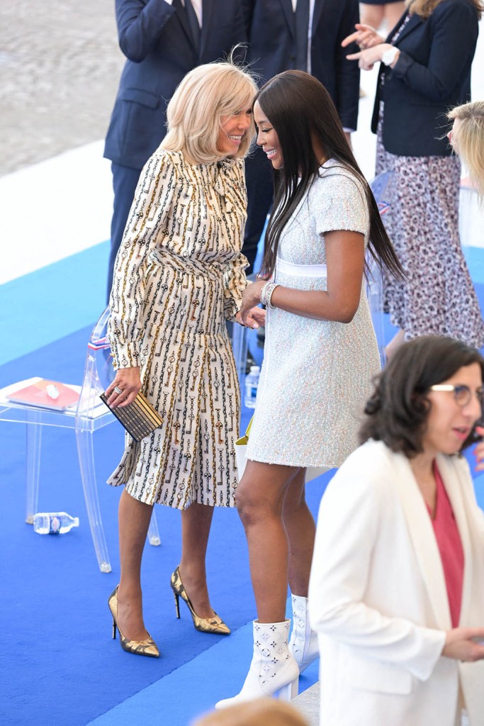Naomi Campbell, Bastille Day, Louis Vuitton, Ankle Boots