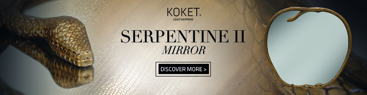 serpentine mirror by koket