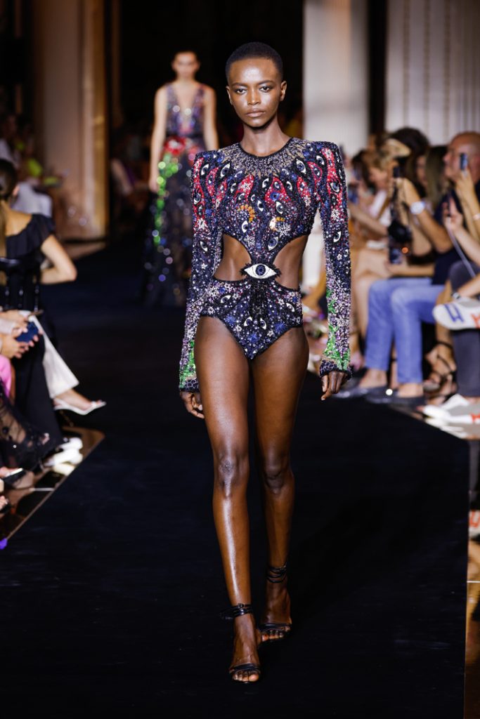 Zuhair Murad Haute Couture Fall Winter 2022 2023 show as part of Paris Fashion Week on July 06, 2022 in Paris, France. (Photo by Richard Bord/Getty Images)