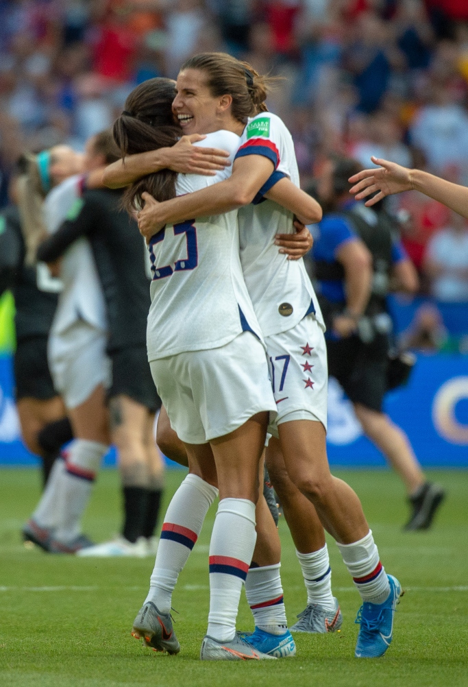 tobin heath, christen press, women's world cup final 2019