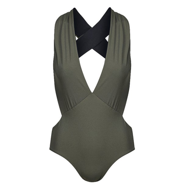 Olive swimsuit in recycled nylon £140, davyj.com