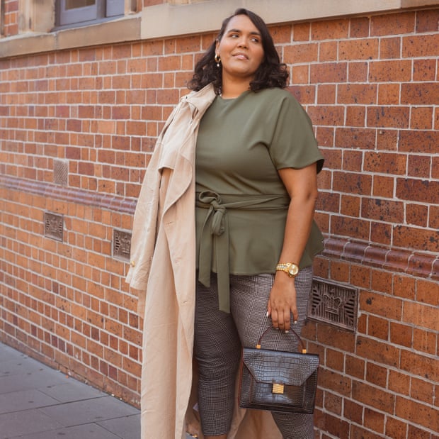 ‘I absolutely love to layer’: Alicia Johnson on wearing clothes to accentuate her shape.