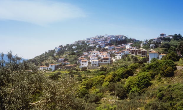 Hora, the ancient cliff-top capital of Alonissos
