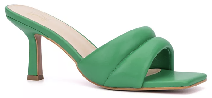 New York and Company Evelina Heel Slide Sandal 