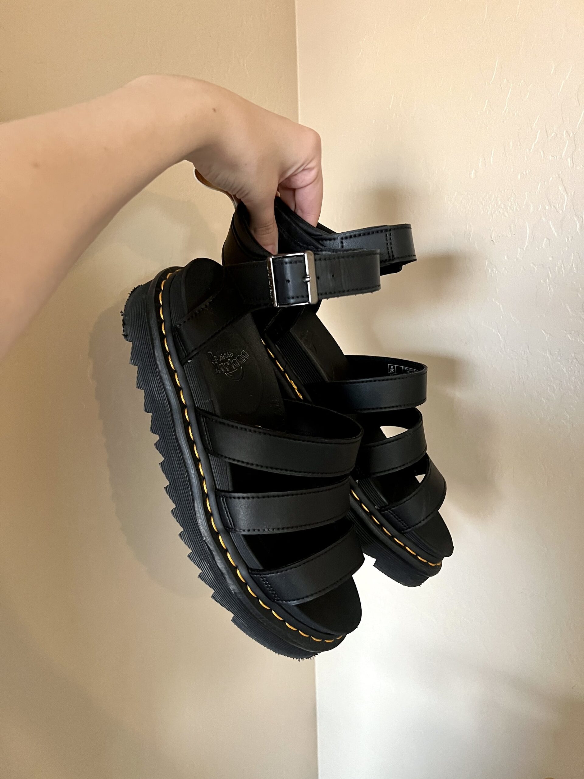 Dr. Martens Chunky Blaire Platform Sandals Review - Fashnfly